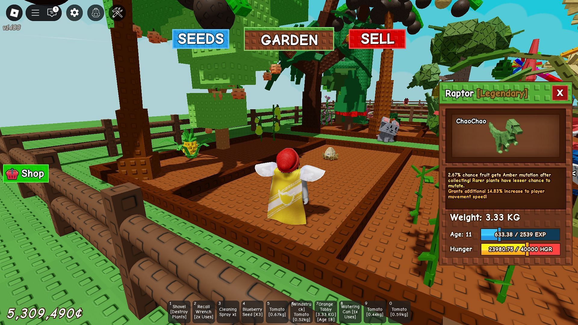 The Raptor overview (Image via Roblox)